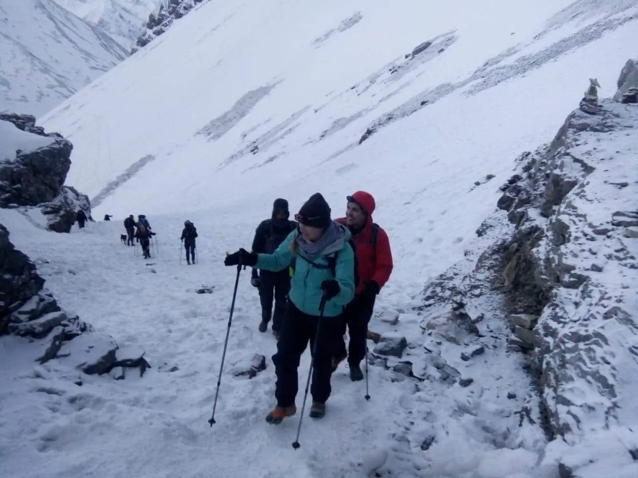Avalanche Hits the Annapurna Base Camp Trails Nepal 2020 - 7 Trekkers are still Missing